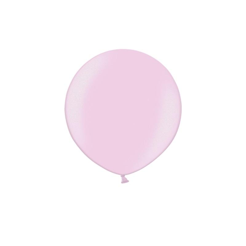 Gigantisk ballong, metallic 100 cm - Rosa