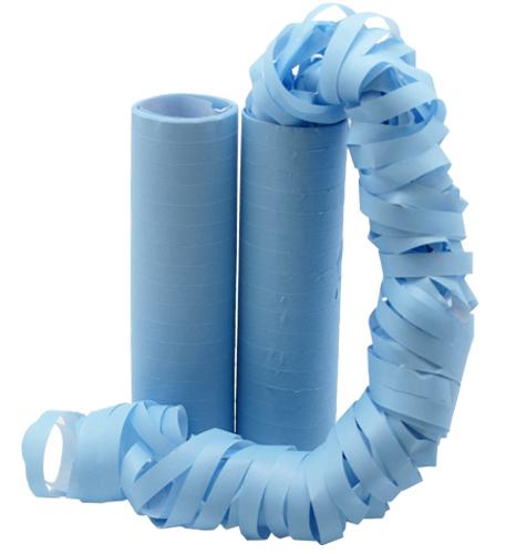 Serpentiner, lys blå - 2 pk