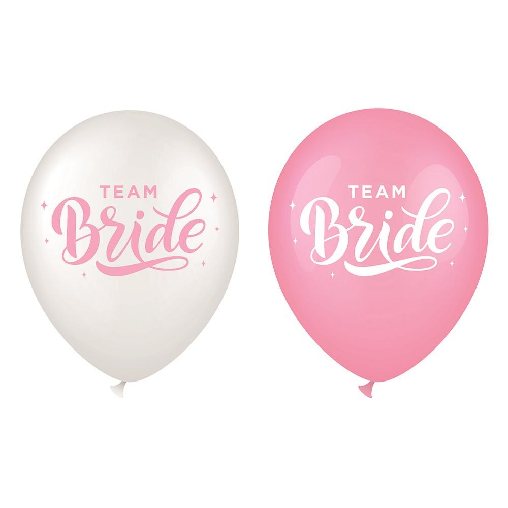 Ballonger Team Bride, 30 cm – 6 stk