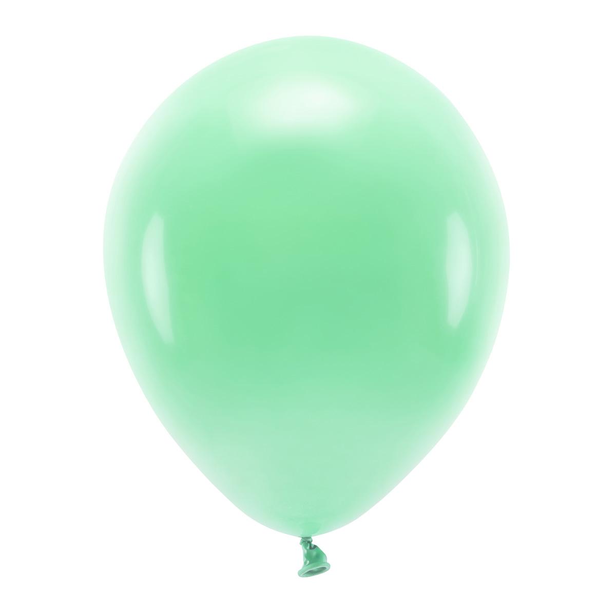 Ballonger pastell lys grønn, 30 cm - 100 stk