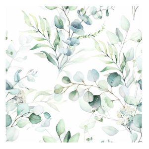 Servietter lunsj, Blader Eucalyptus – 20 stk