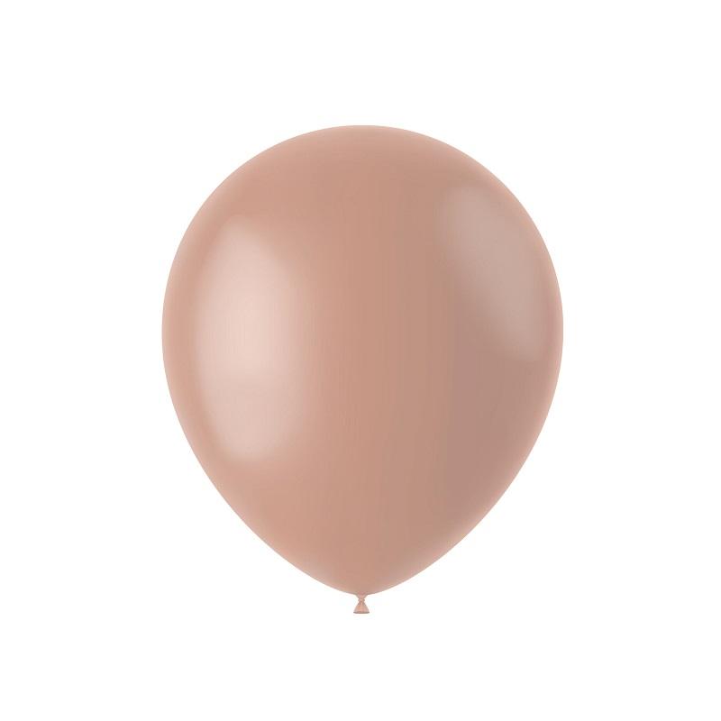 Ballonger 33cm, pastel vintage rose - 10 stk
