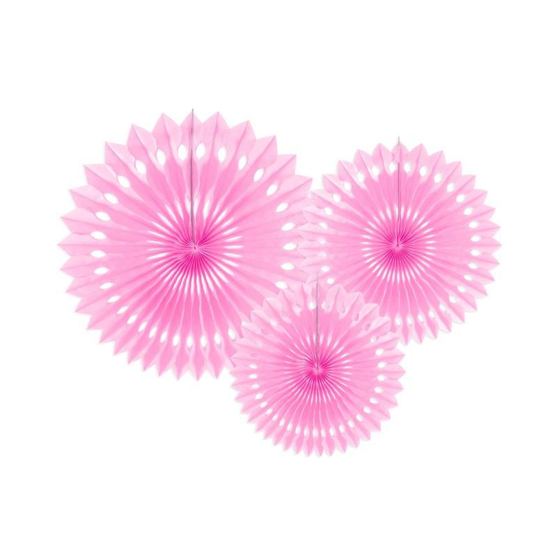 Papirvifter rosa – 3 stk