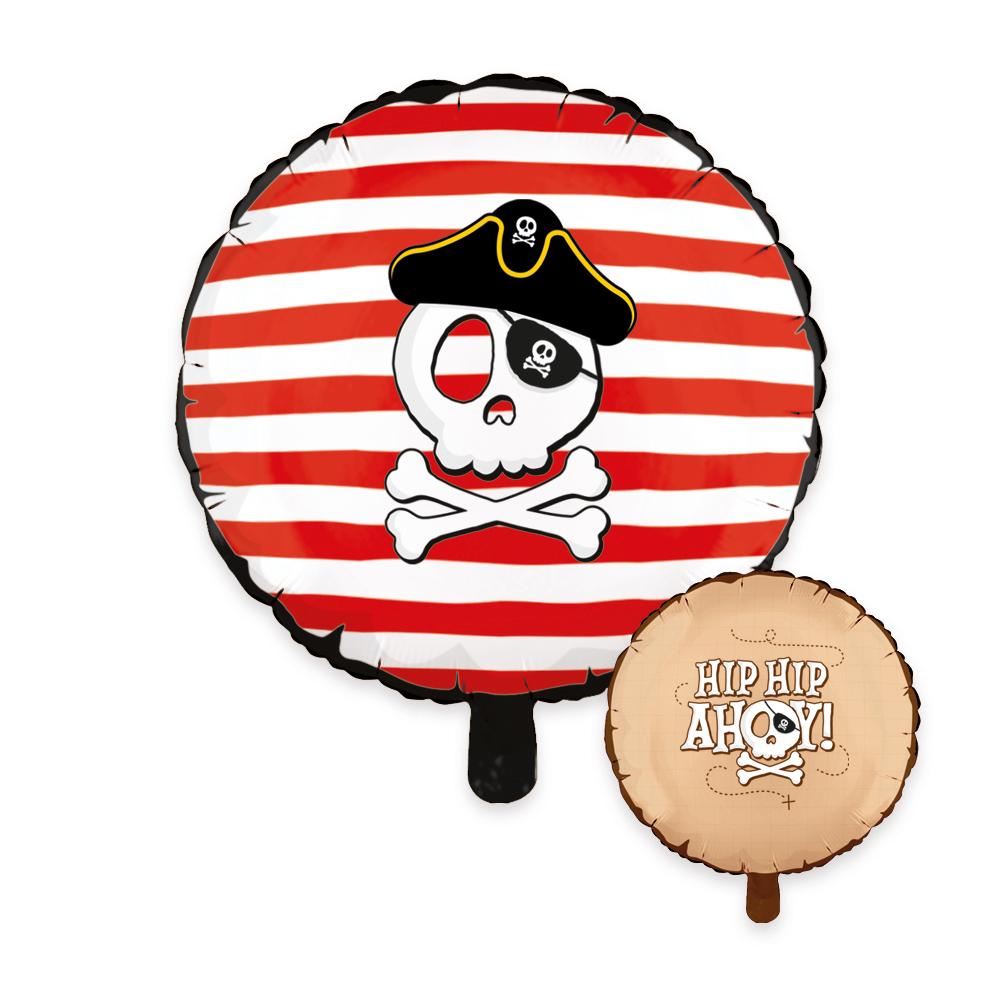 Folieballong - Pirat Hip hip Ahoy