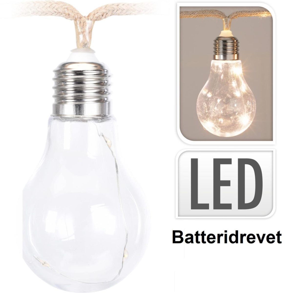 Lyslenke tau, LED-dioder - 2,25 meter