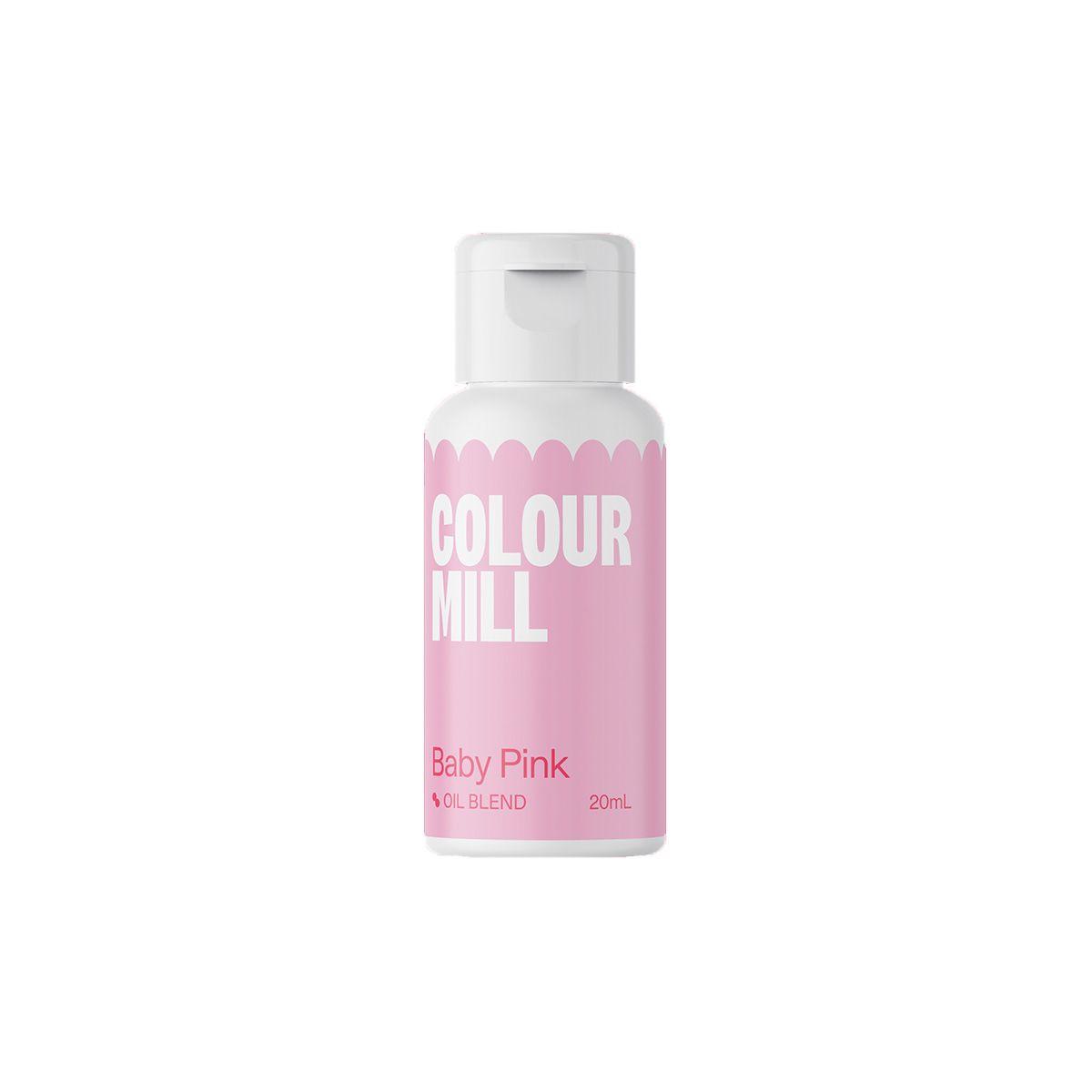 Colour Mill Oljebasert Matfarge, 20ml - Baby Pink
