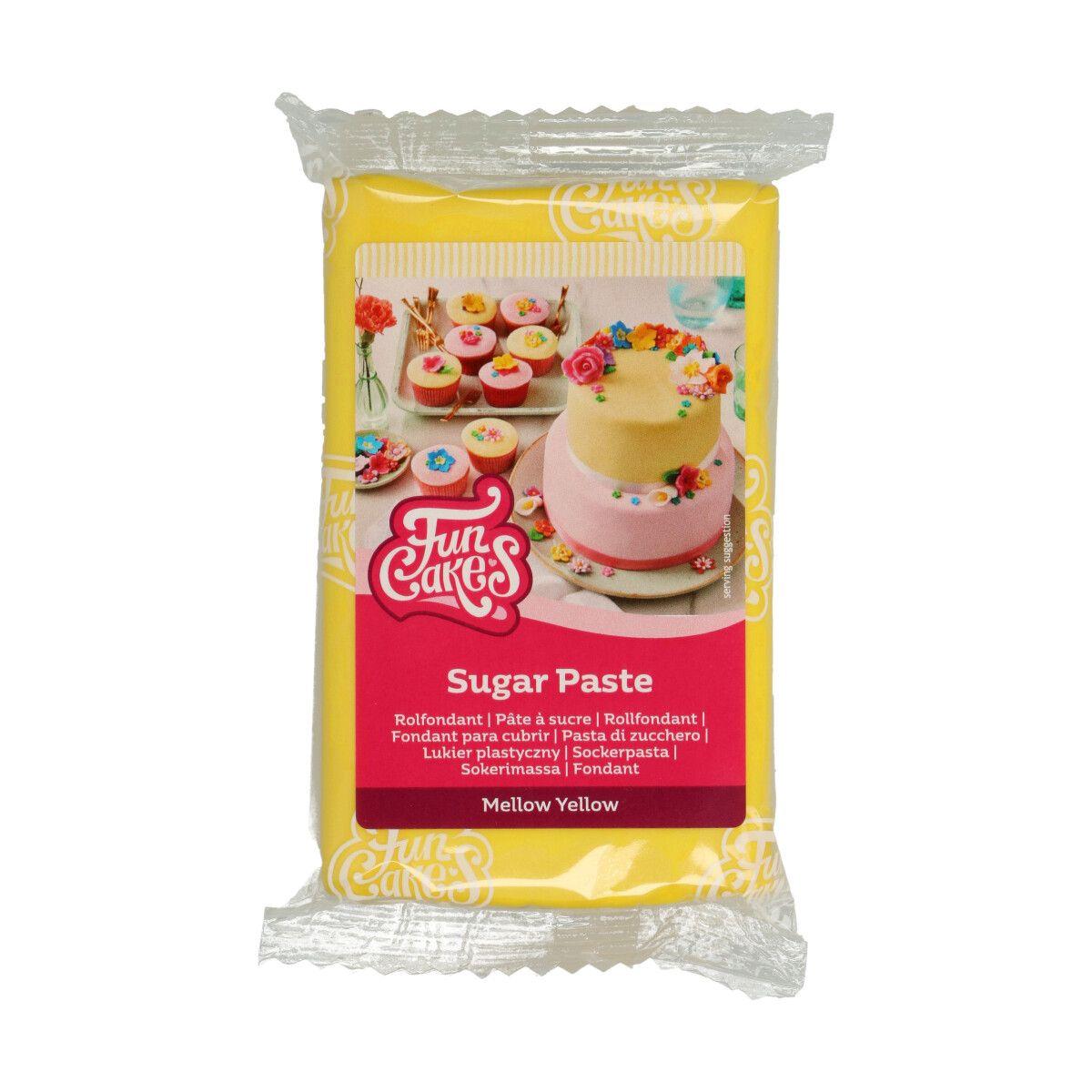 Fondant, 250g - Gul