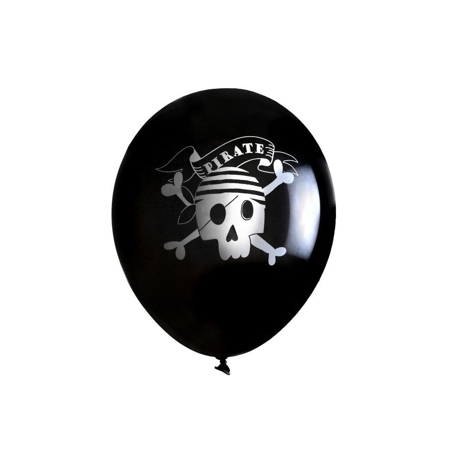 Ballonger pirater - 6 stk