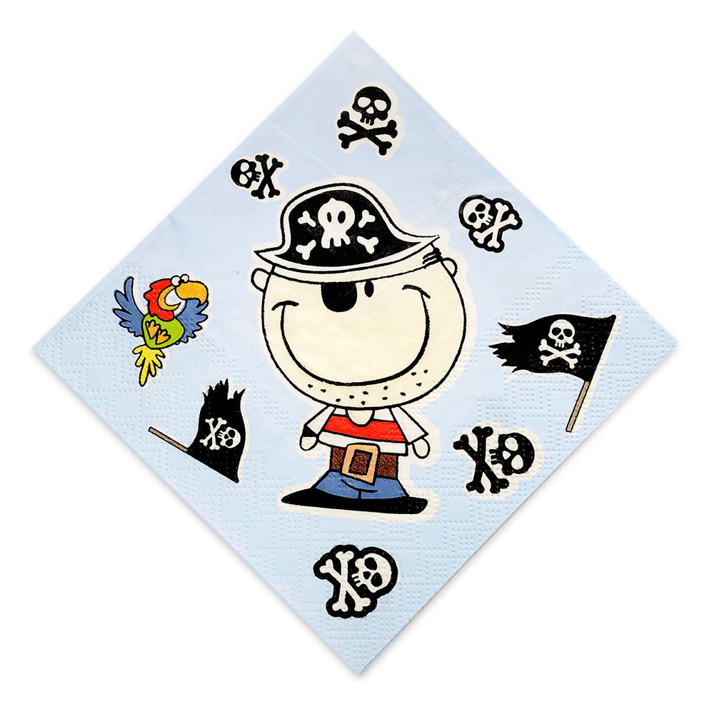 Servietter kaffe, pirat – 20 stk