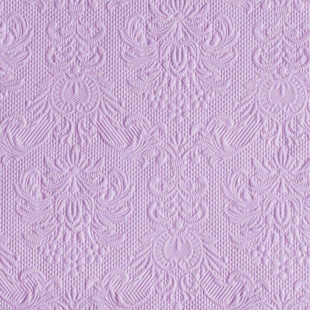Servietter middag, elegance light purple – 15 stk