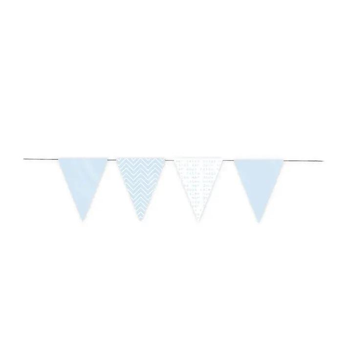 Flaggbanner, dus blå - 3 meter