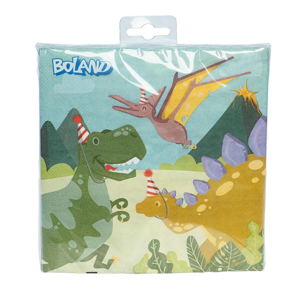 Servietter, søte dinosaurer - 20 stk