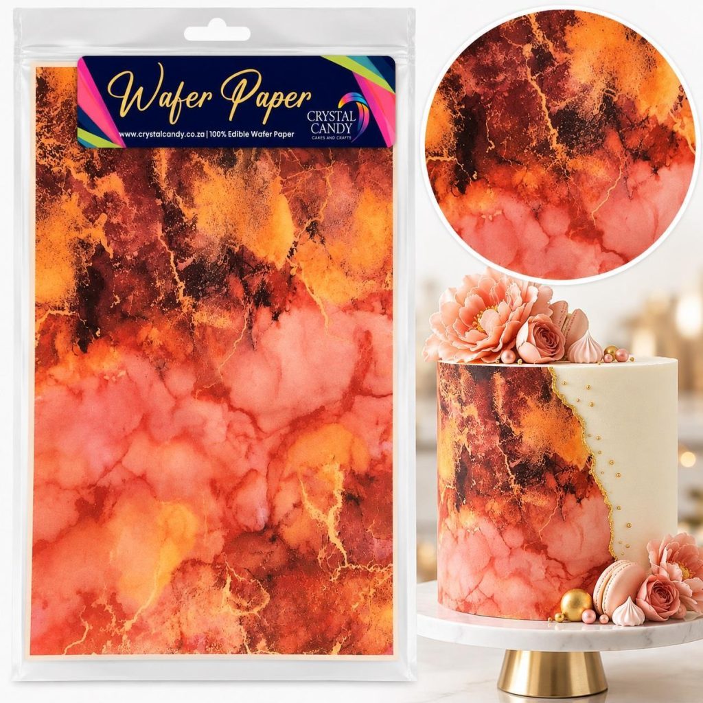 Eksklusiv wafer paper sheet - Dreams Marble