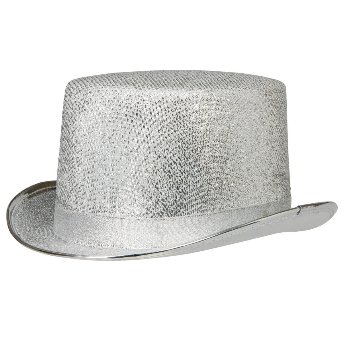 Glitterhatt - sølv