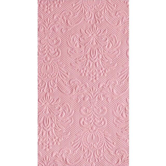 Servietter avlang, elegance pastel rose – 15 stk