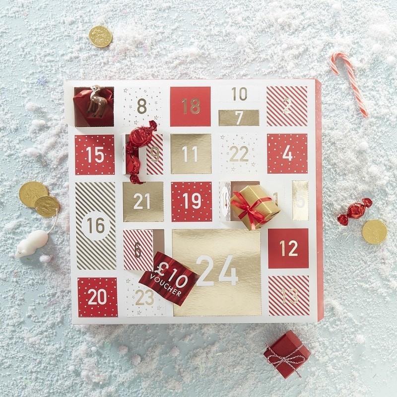 Adventskalender med luker - fyll selv