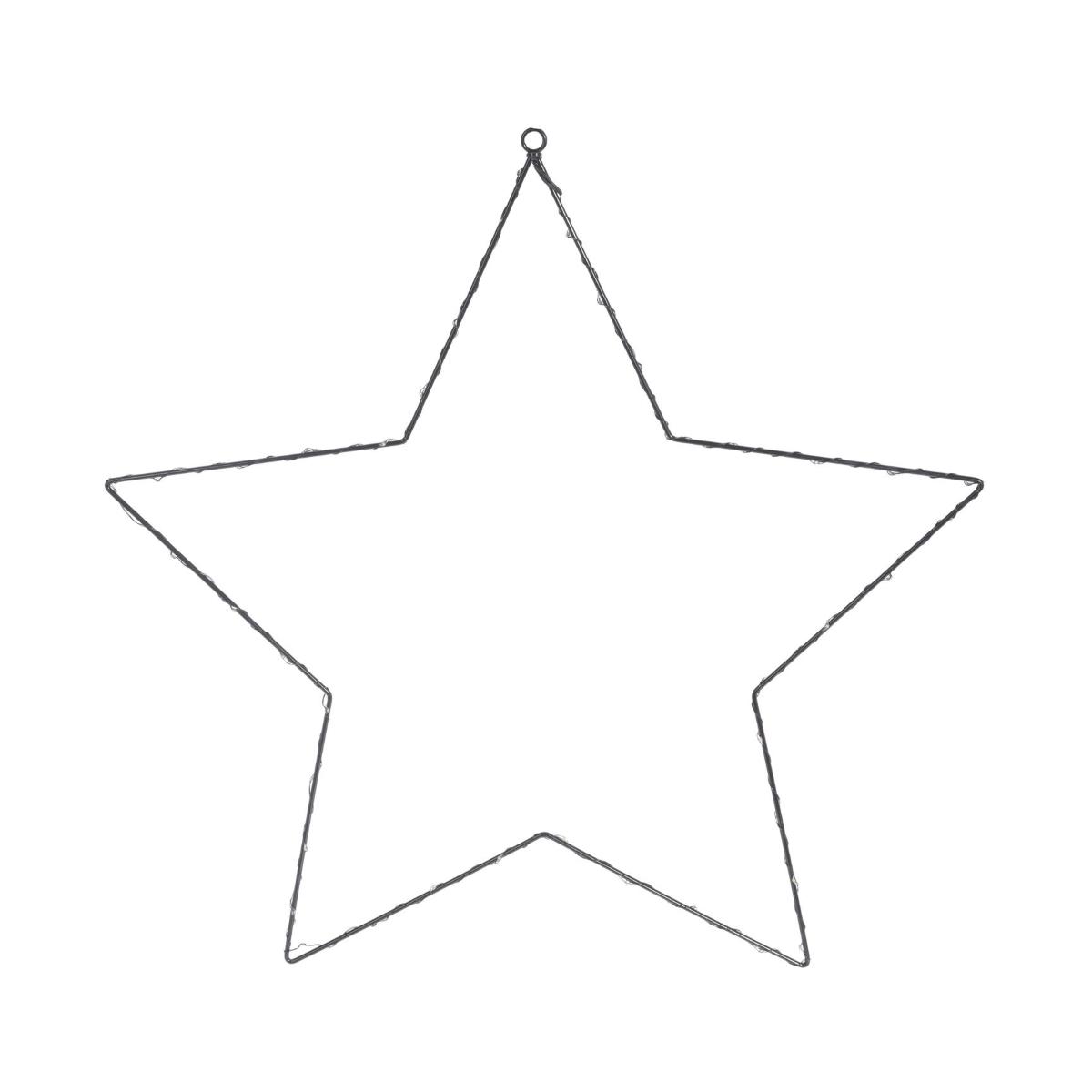 Stjerne med 40 LEDlys - 50cm