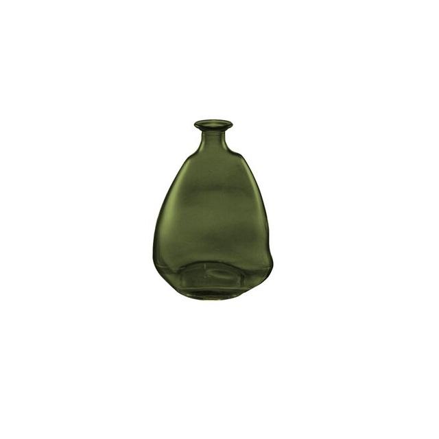 Liten vase, abstrakt høy - forest green