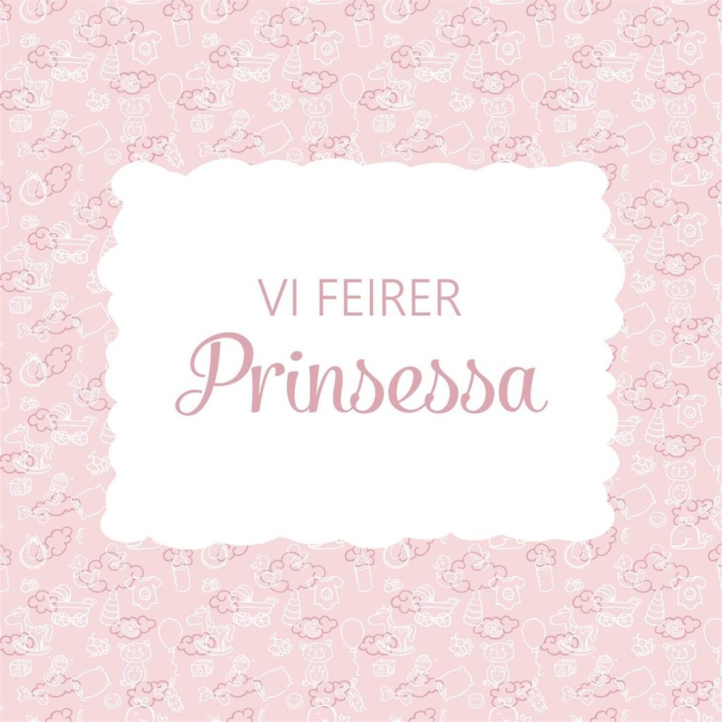 Servietter, Vi feirer prinsessa – 20 stk