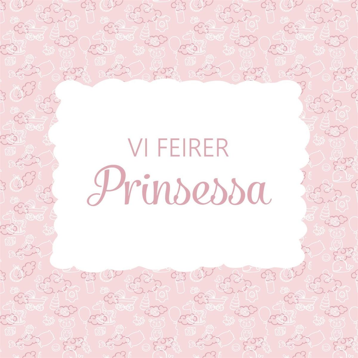 Servietter, Vi feirer prinsessa – 20 stk
