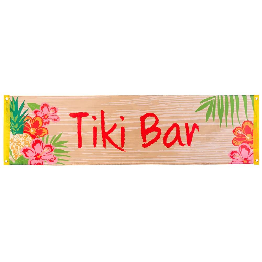 Tekstilbanner, Tikibar – 180 cm