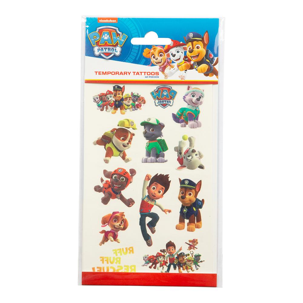 Midlertidige tatoveringer - Paw Patrol