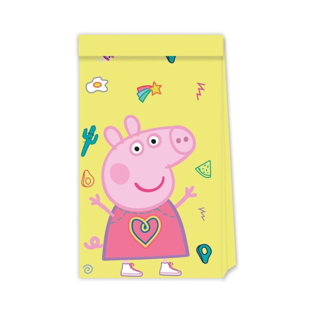 Godteposer papir, Peppa gris - 4 stk
