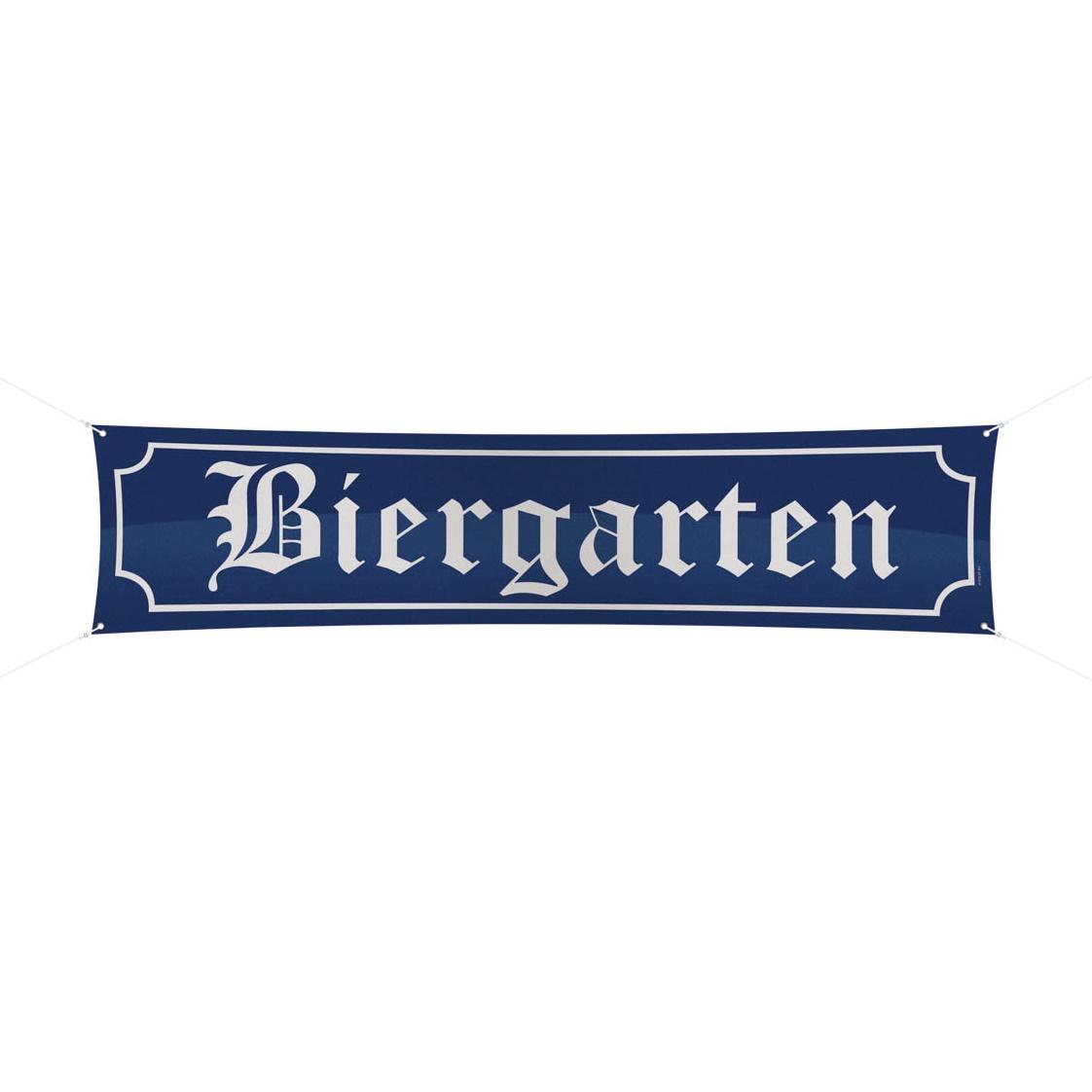 Tekstilbanner Biergarten - 180 cm