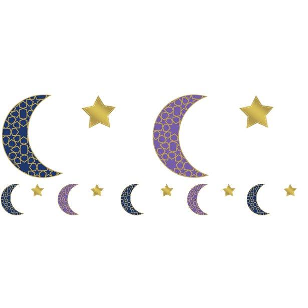 Banner, måner og stjerner - Eid