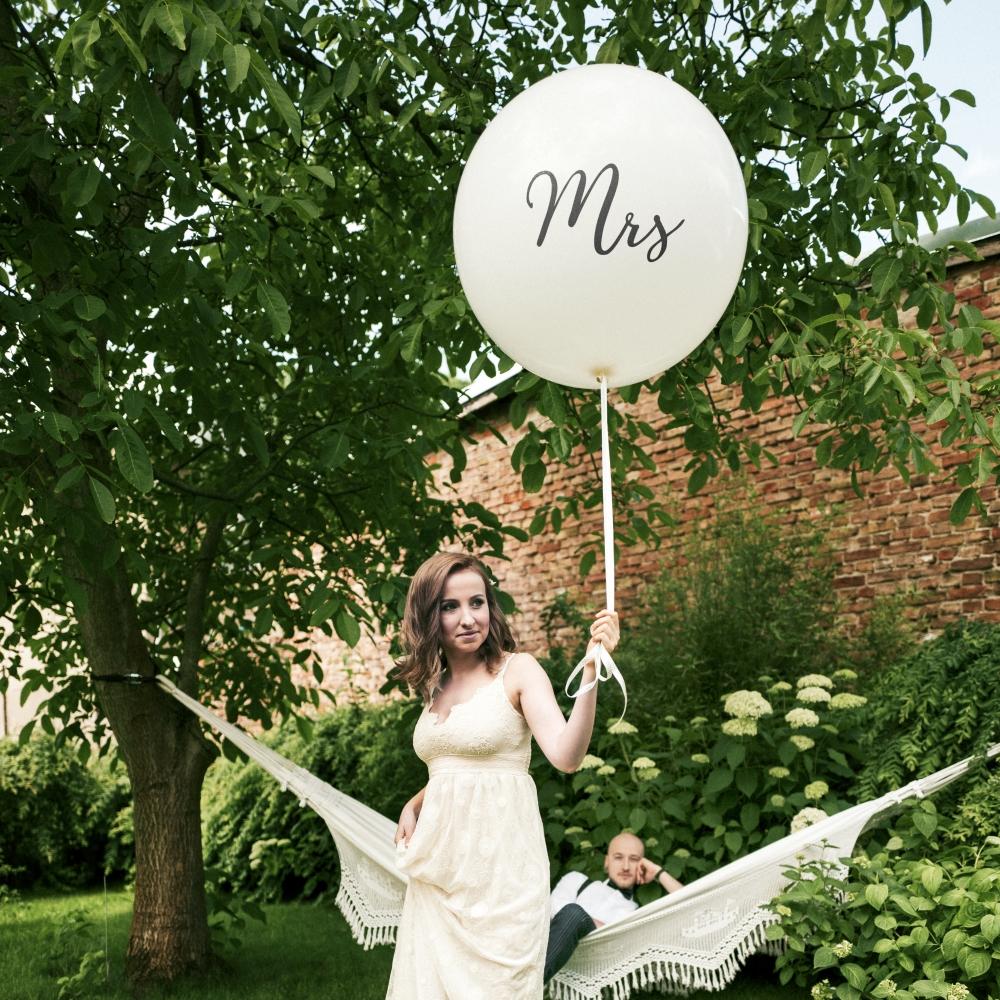 Gigantisk ballong 100 cm - Mrs