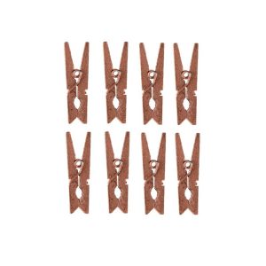 Pynteklyper medium, rosegull - 12 stk