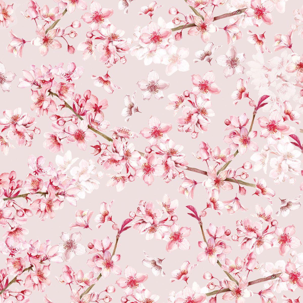 Servietter, kirsebærblomster - 20 stk
