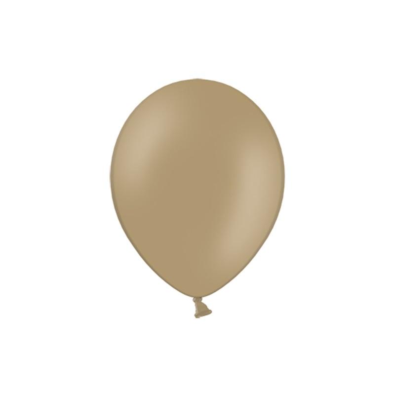 Ballonger pastell 30 cm, cappuccino - 10 stk