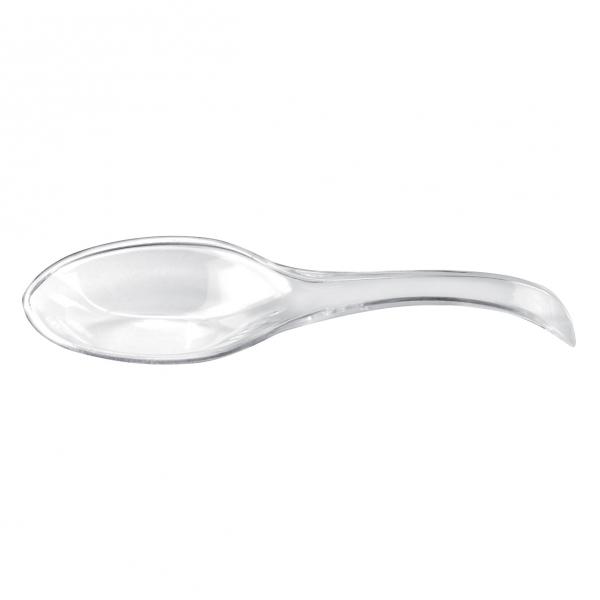 Tapas serveringsskjeer, transparent - 30 stk