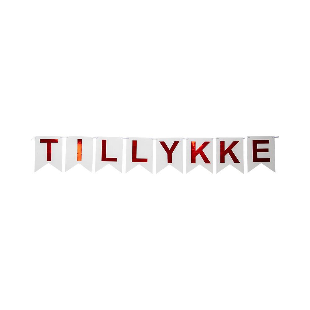 Banner, Tillykke - 3.6m