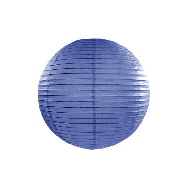 Papirlanterne mørk blå – 25 cm