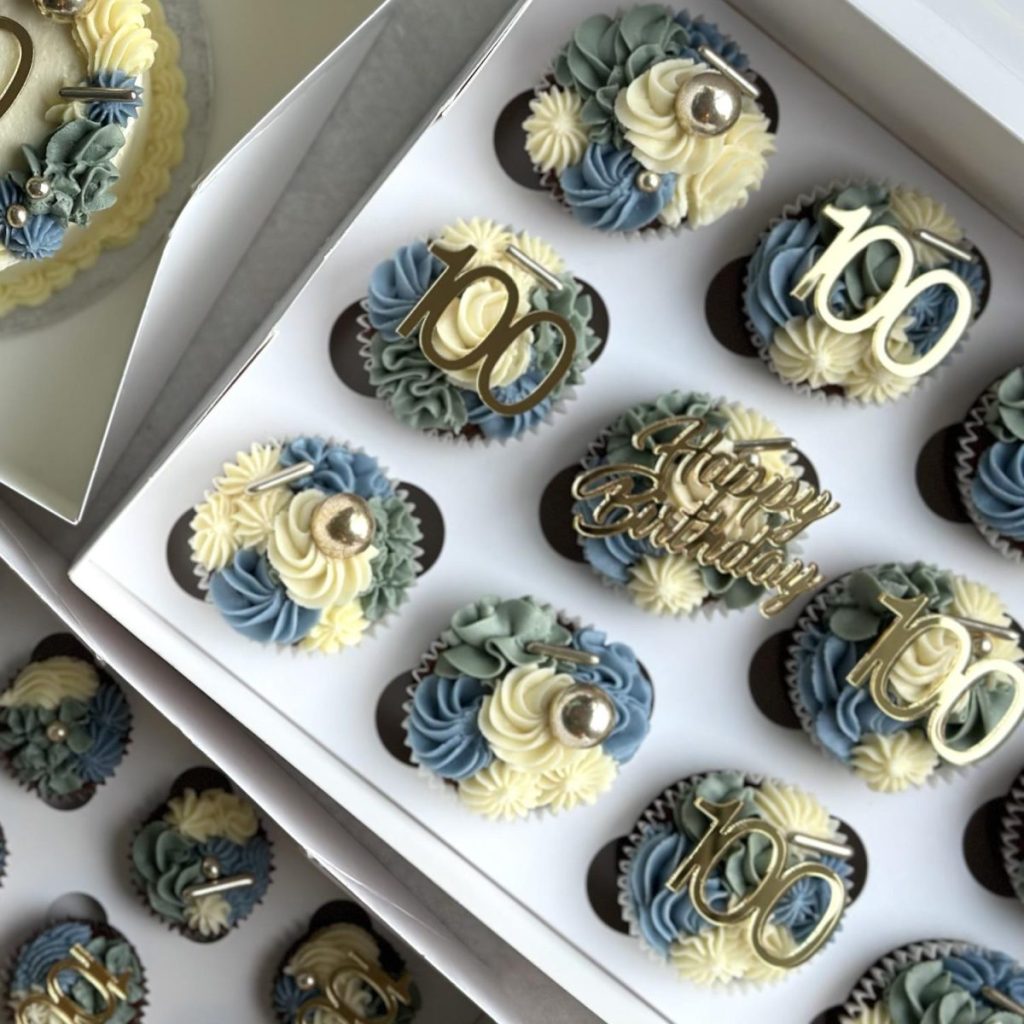 Cupcakepynt - egen tekst