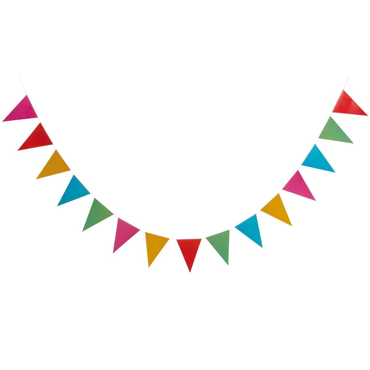 Flaggbanner flerfarget - 3,6 meter