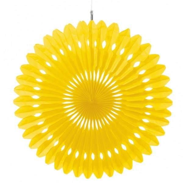 Papirvifte gul – 40 cm