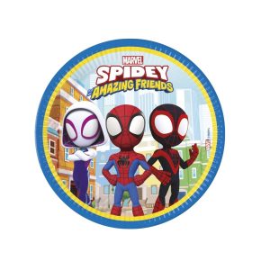 Papptallerkener, Spidey - 8 stk
