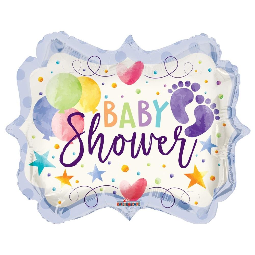 Folieballong, Baby shower - farger