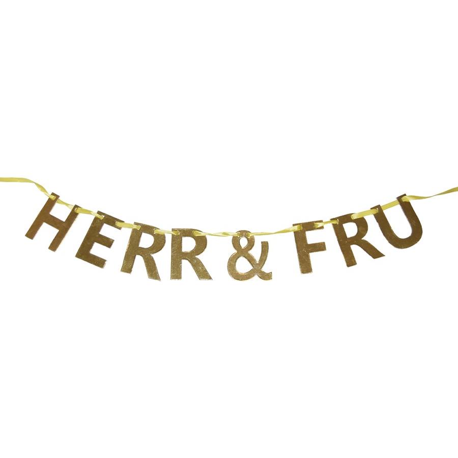 Banner, HERR & FRU - gull