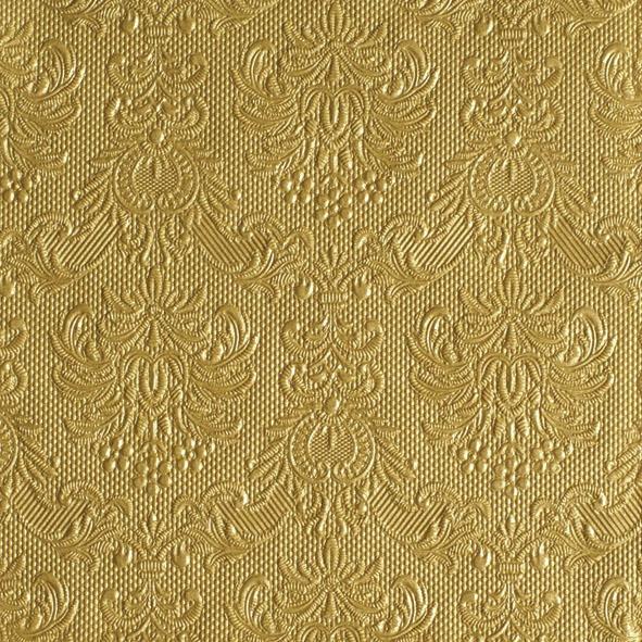 Servietter middag, elegance gull – 15 stk