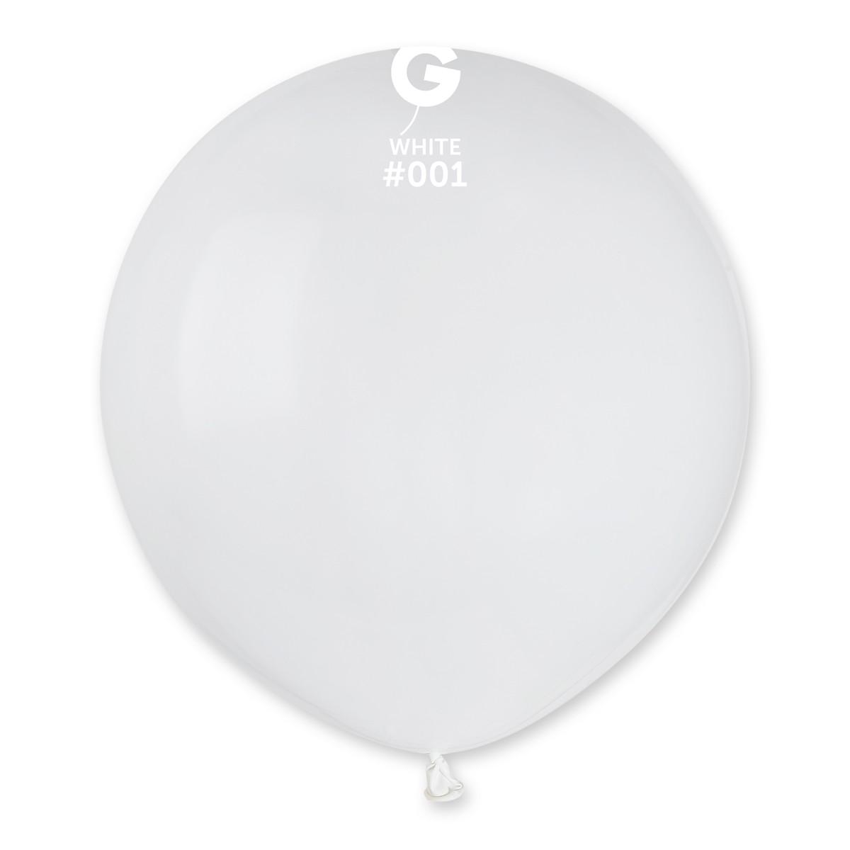 Ballonger 48cm, kritthvit - 50 stk