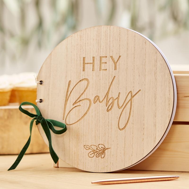 Gjestebok botanisk treverk - Hey Baby
