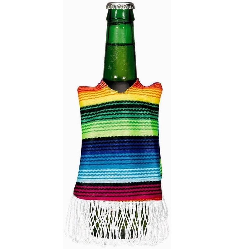 Flaskedekor poncho fiesta