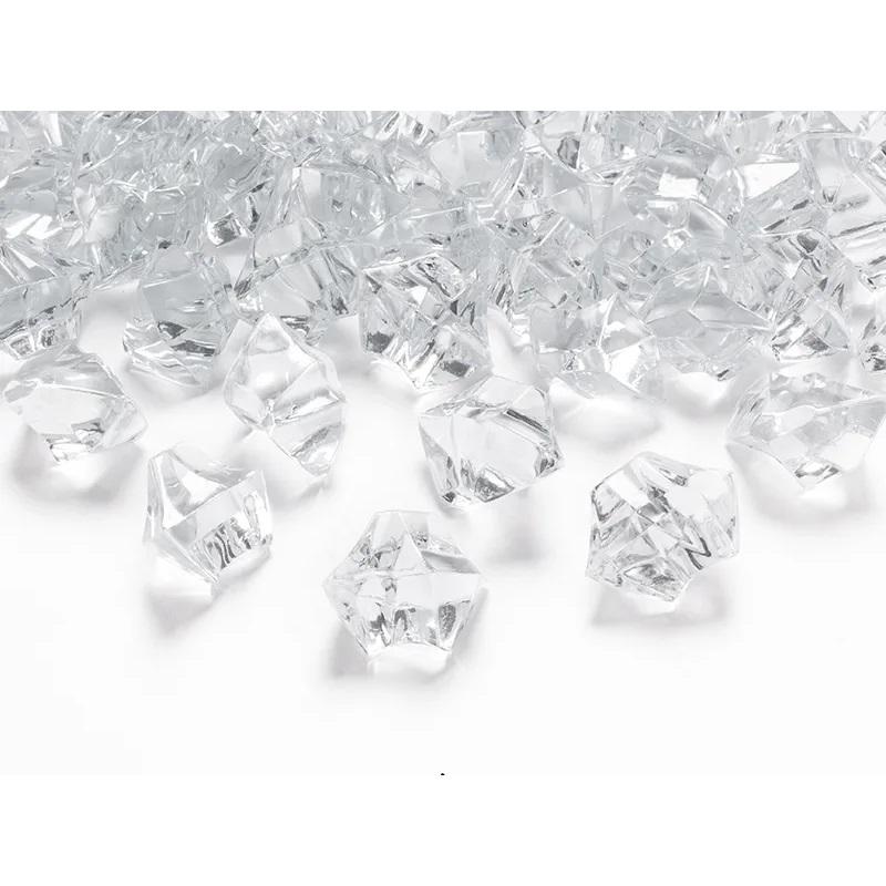Konfetti diamanter, blanke 25mm - 50stk