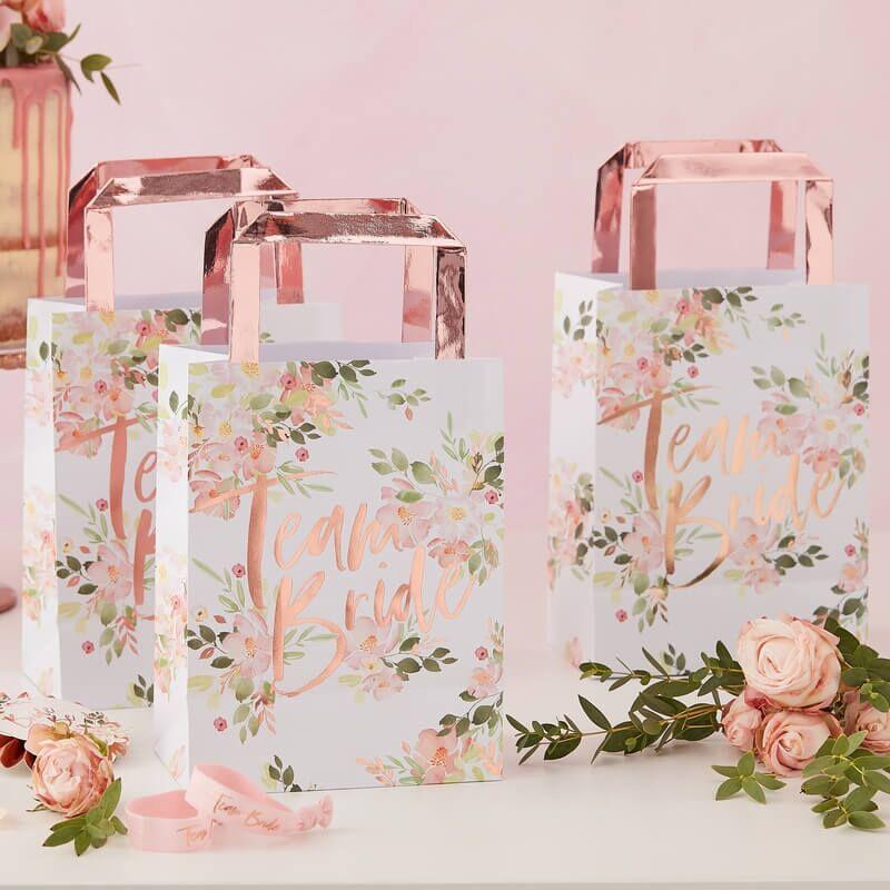 Gaveposer floral, Team bride – 5 stk