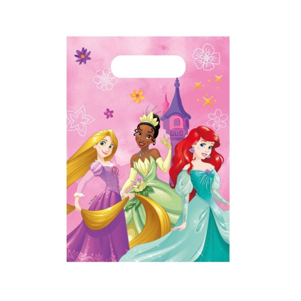 Godteposer plast, Disney prinsesser - 6 stk