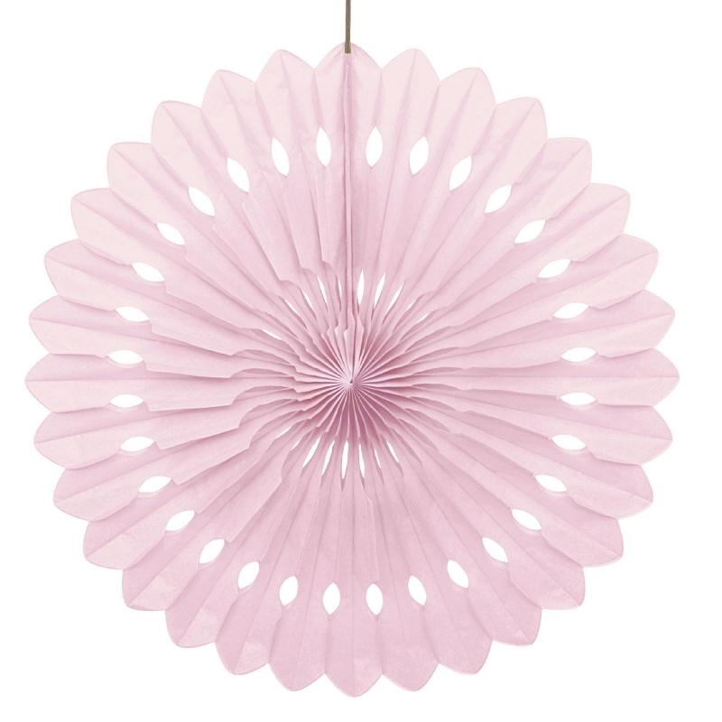 Papirvifte lys rosa – 40 cm